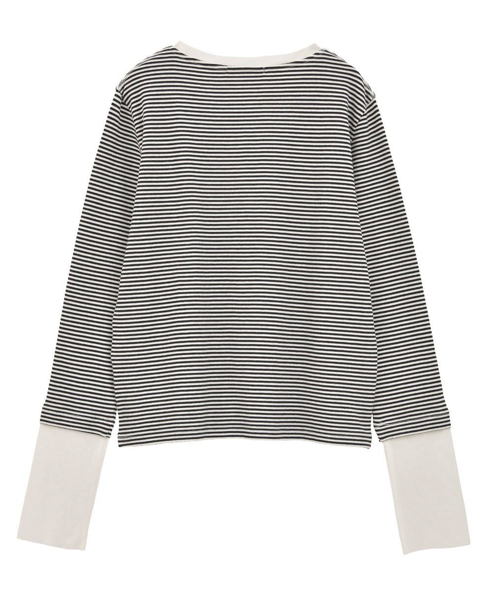 AMERICAN HOLIC 袖チュールレイヤードプルオーバー 