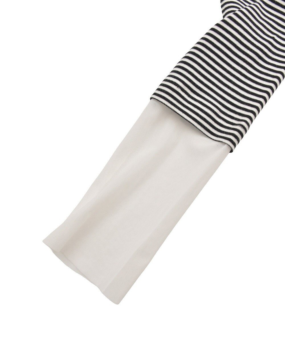 AMERICAN HOLIC 袖チュールレイヤードプルオーバー 