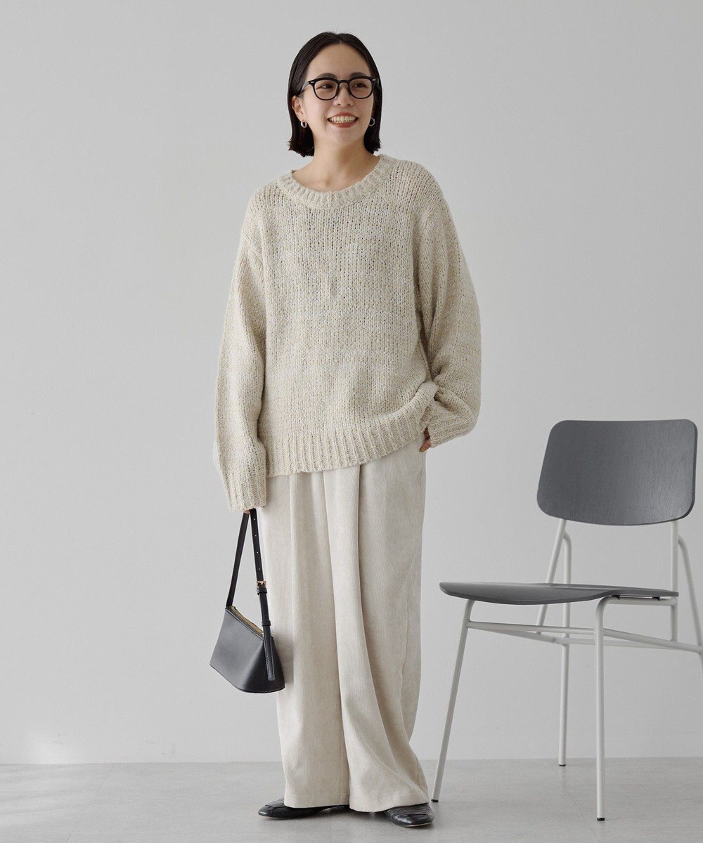 AMERICAN HOLIC メランジルーズニットプルオーバー 