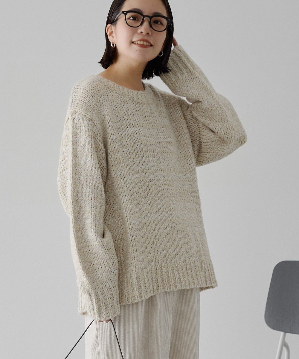 AMERICAN HOLIC メランジルーズニットプルオーバー 