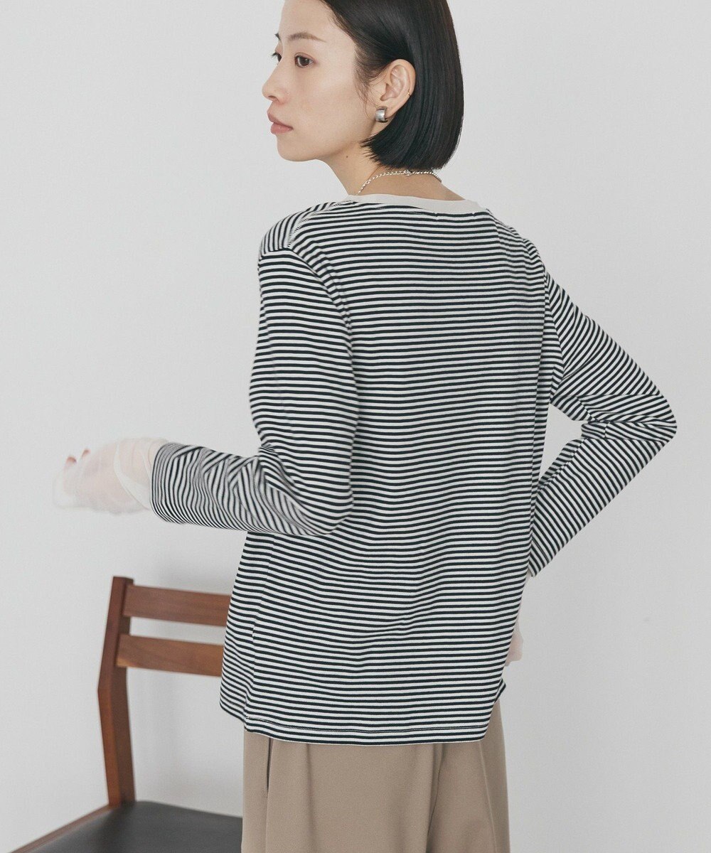 AMERICAN HOLIC 袖チュールレイヤードプルオーバー 