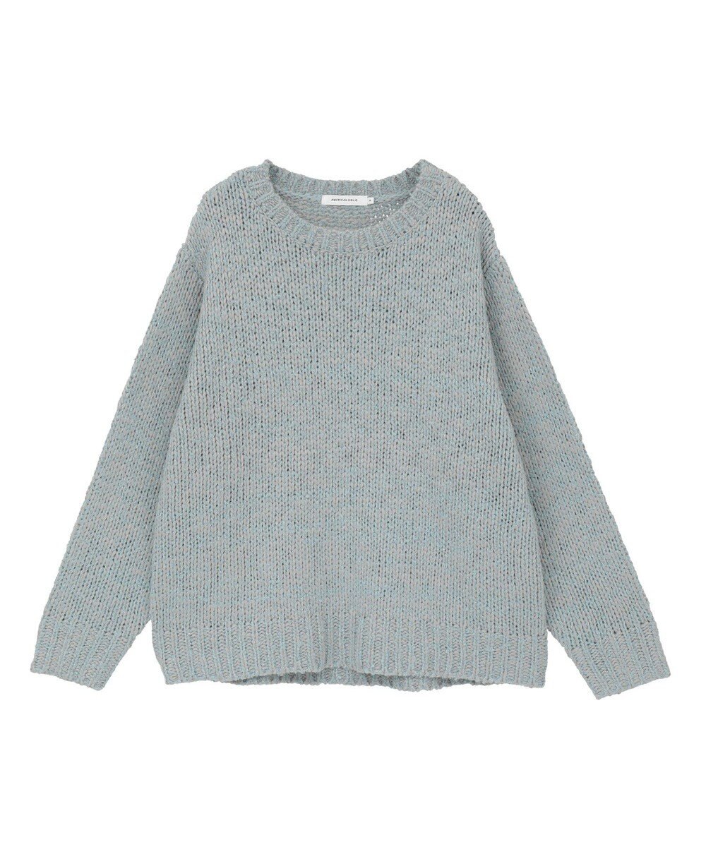 AMERICAN HOLIC メランジルーズニットプルオーバー 