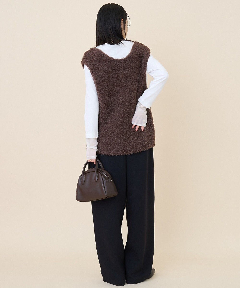 AMERICAN HOLIC 袖チュールレイヤードプルオーバー 