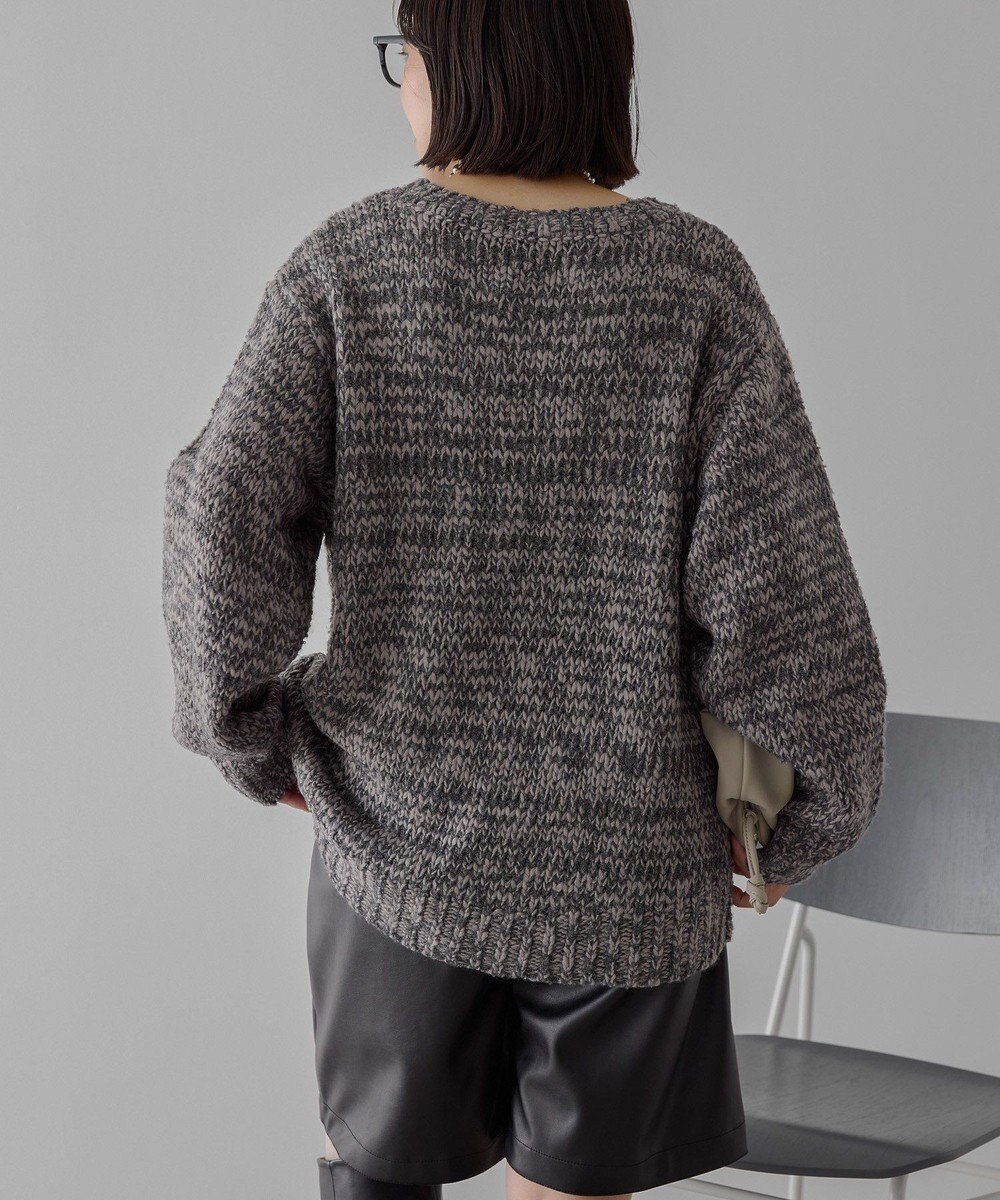 AMERICAN HOLIC メランジルーズニットプルオーバー 