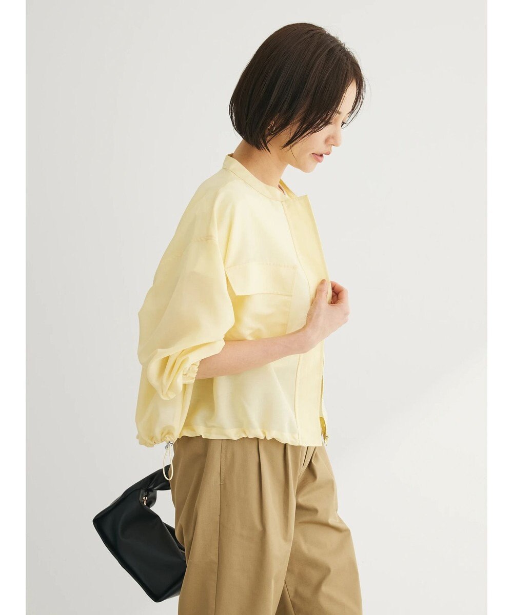 Green Parks シアーショート丈ブルゾン 