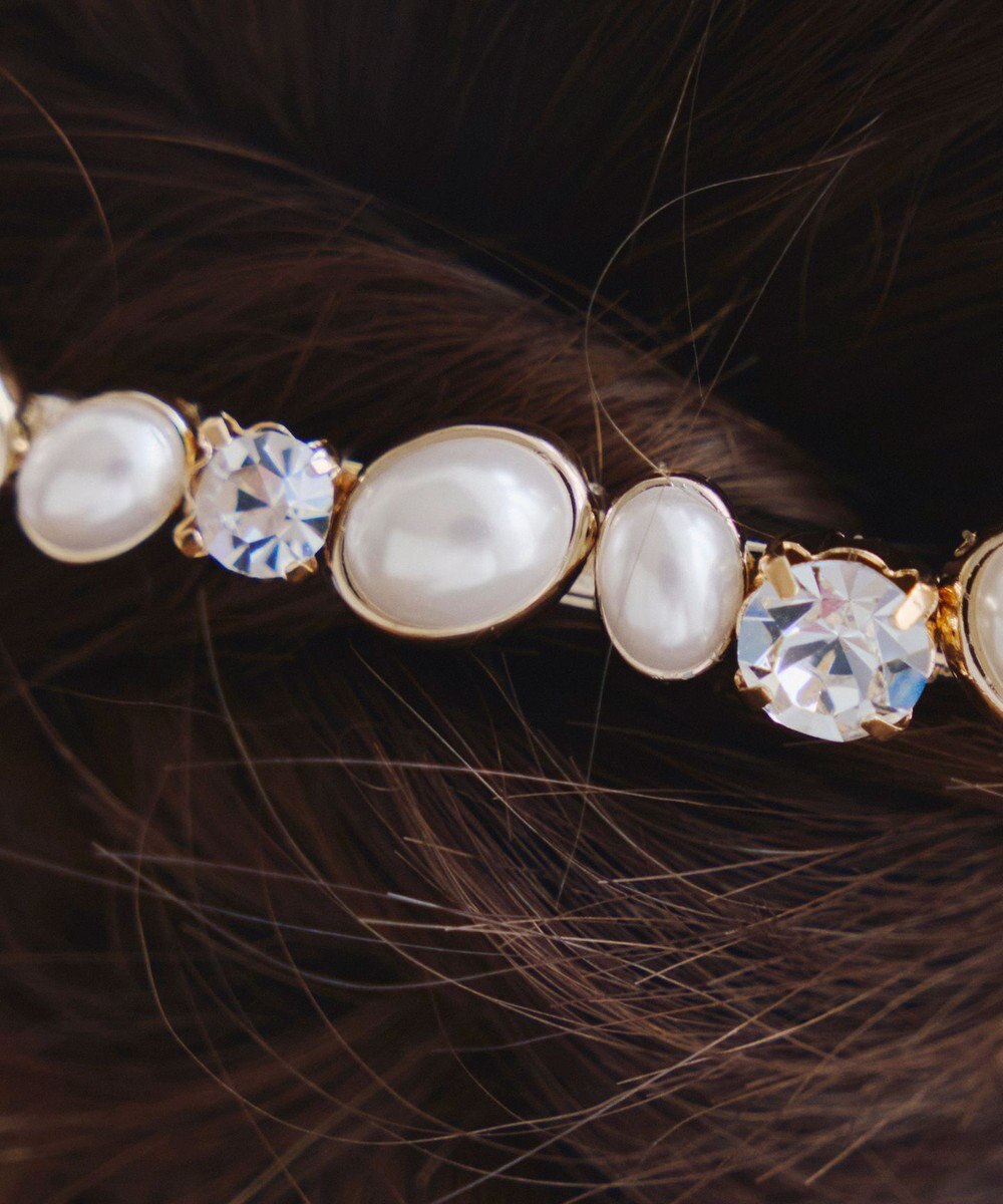 Tiaclasse ストーン＋パール　ワンロウバレッタ 