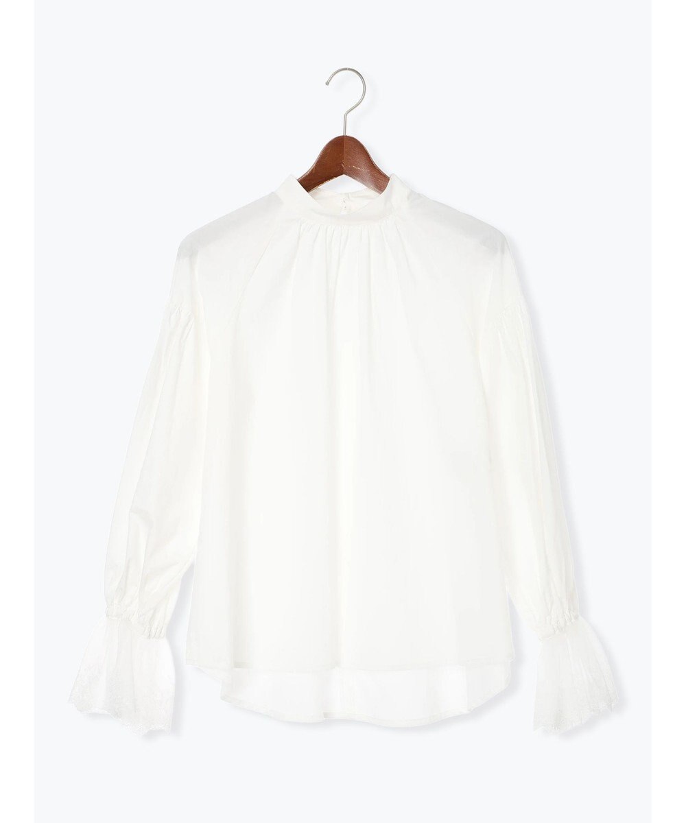 Te chichi レースカフスボリュームスリーブブラウス 