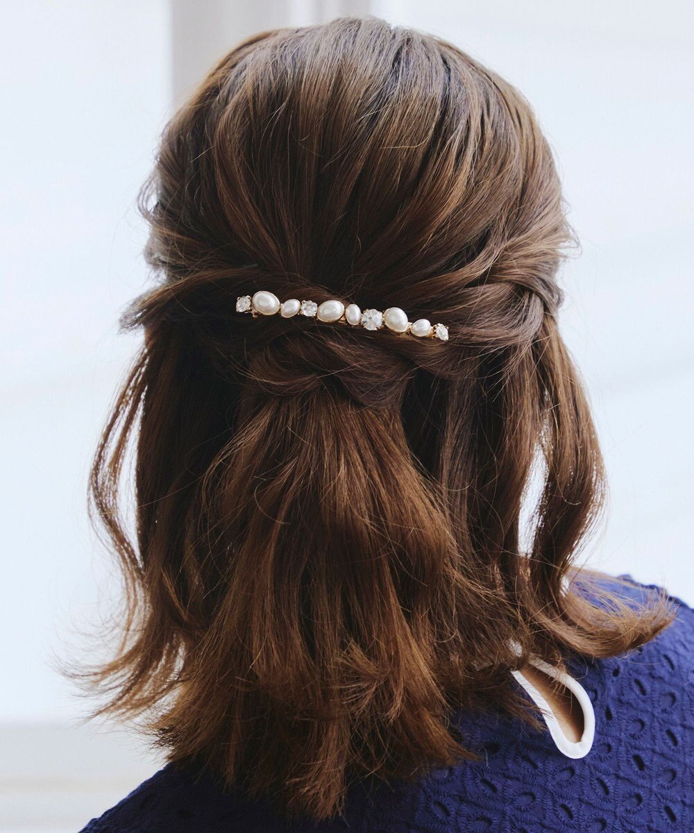 Tiaclasse ストーン＋パール　ワンロウバレッタ 