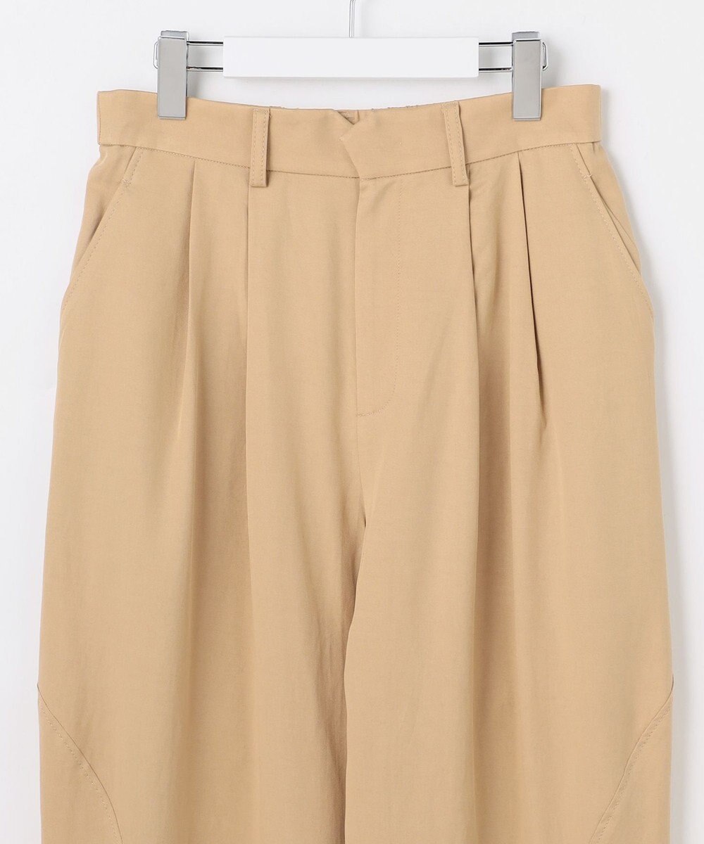 自由区 S セルロースコットンチノコクーンシルエット パンツ 