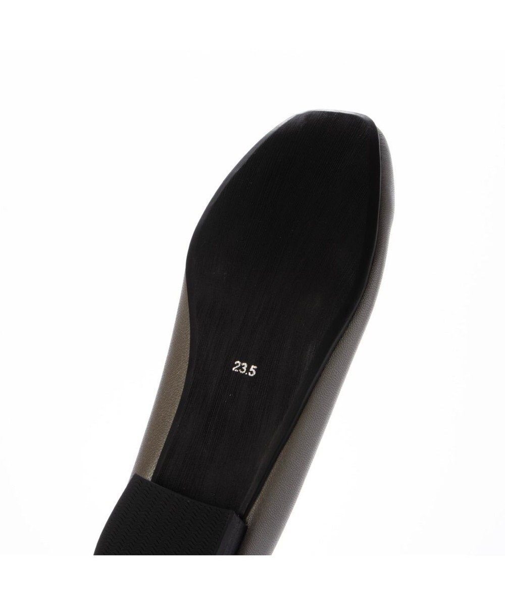 ing <ing>【WEB限定】スクエアトゥVカットフラットシューズ 