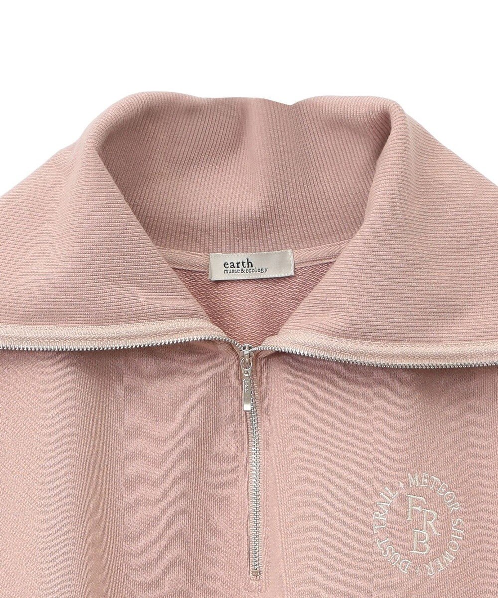 earth music&ecology ハーフＺＩＰプルオーバー 