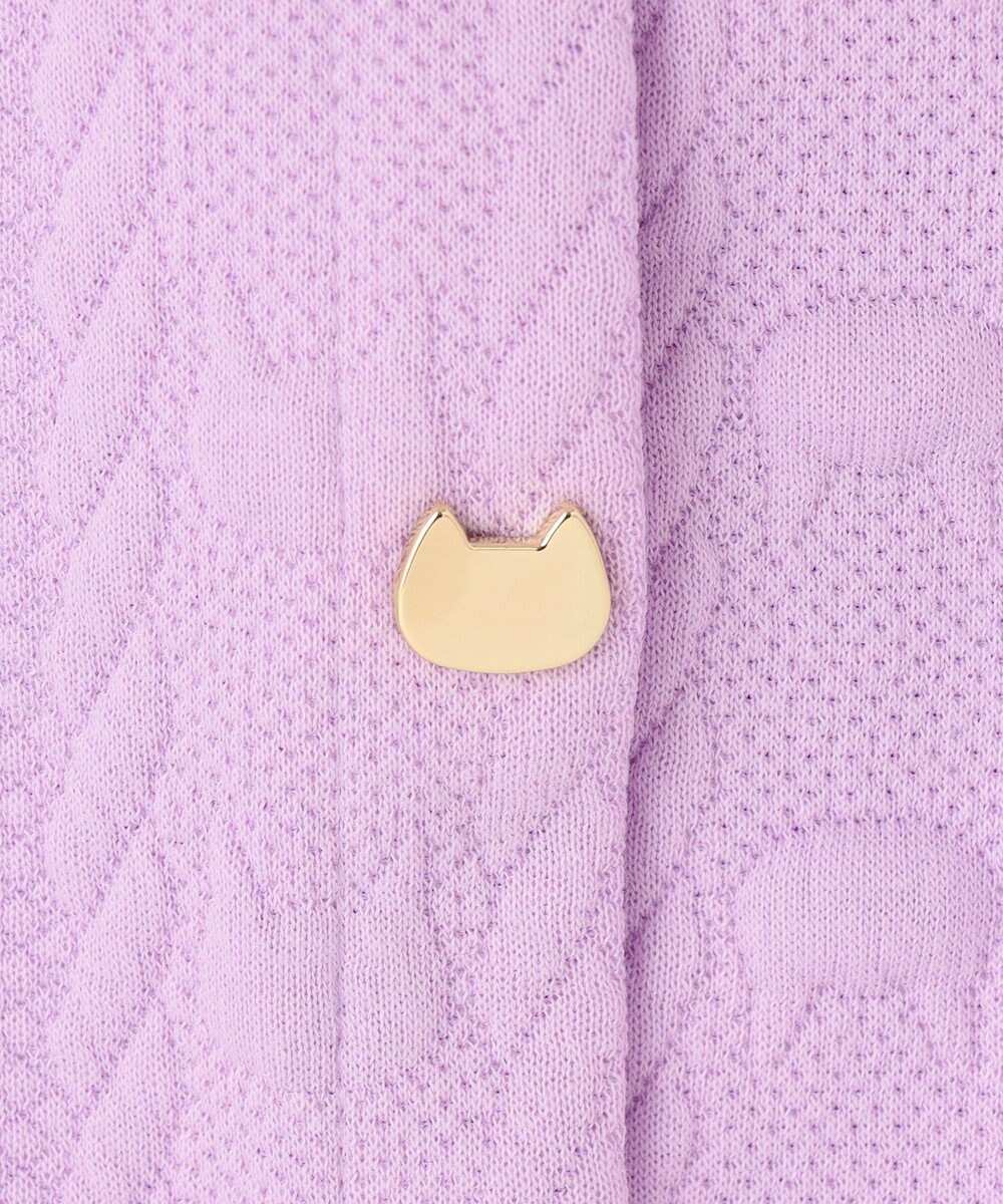 ANY KIDS ふくれジャガードカーディガン 