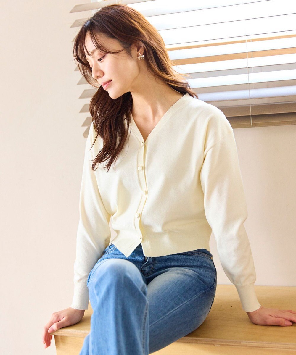 Feroux 【先行予約】美シルエット ニット カーディガン 