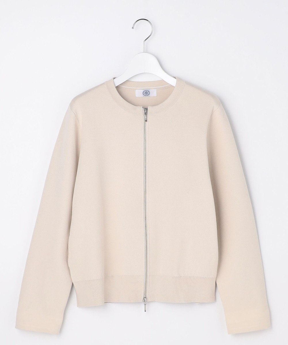 J.PRESS LADIES INTERLOCK ニット ブルゾン 