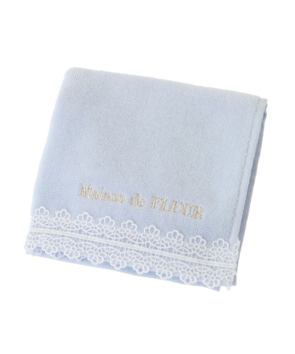 Maison de FLEUR アンダーレースタオルハンカチ 