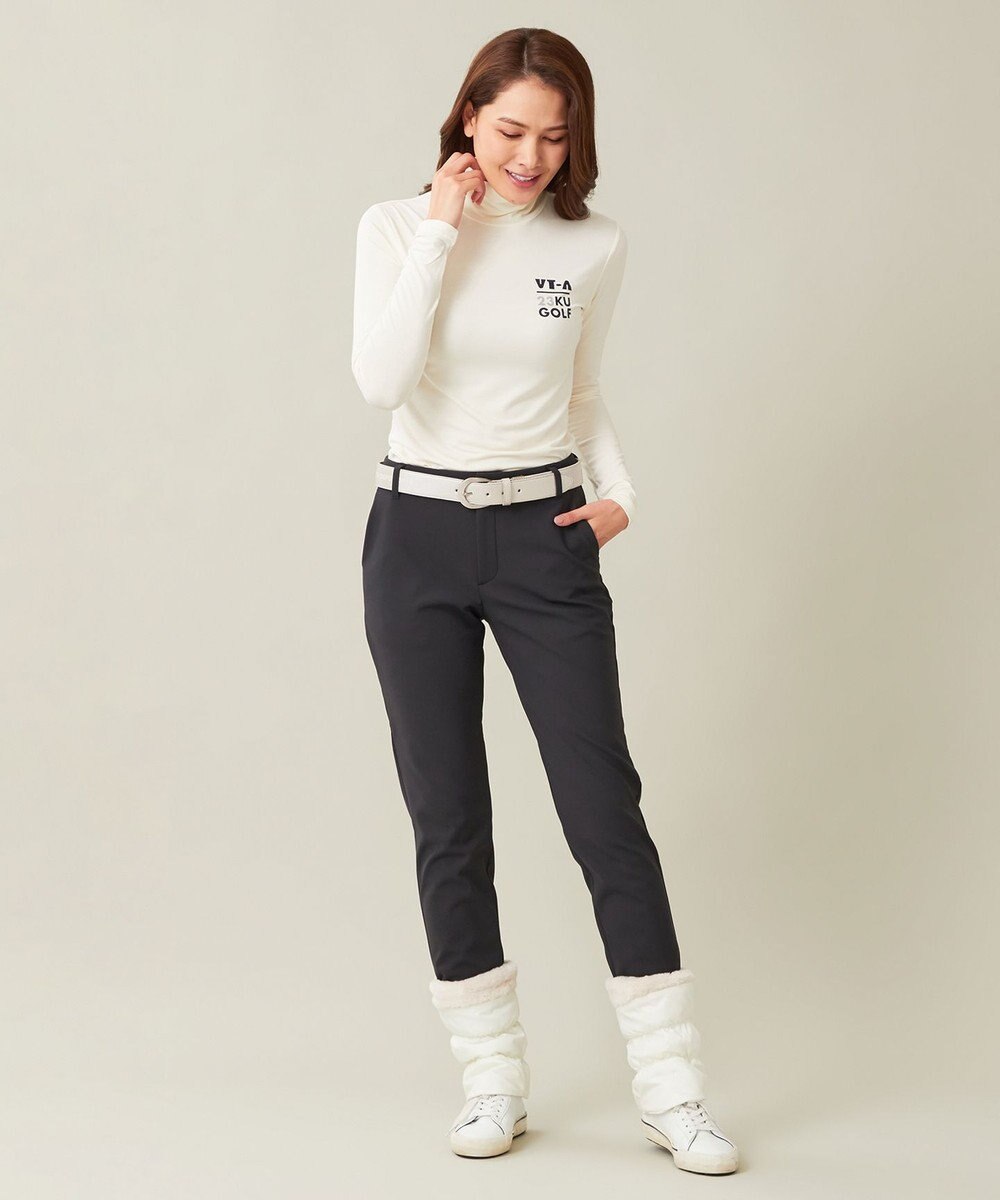 23区GOLF 定番あたたかインナー【WOMEN】エニワイズ無地 カットソー 