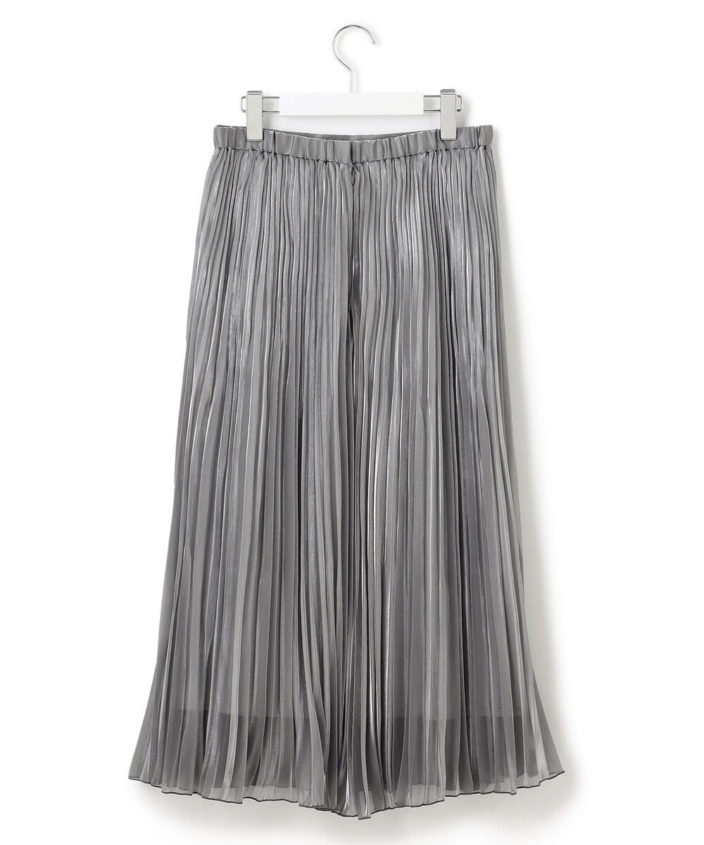 23区 L シャイニー プリーツスカート 