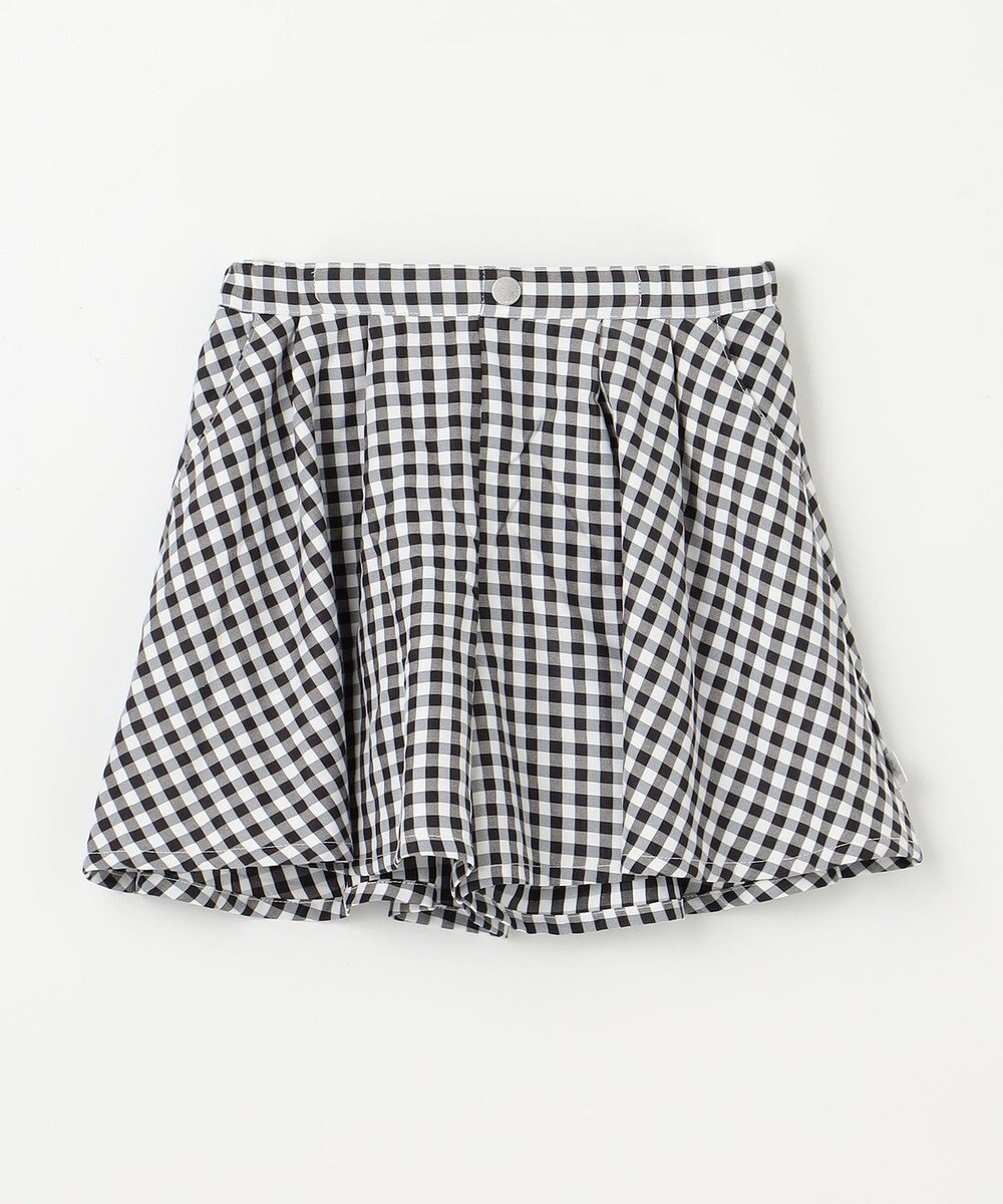 組曲 KIDS 【110-140㎝】フレアーギンガム ショートパンツ 