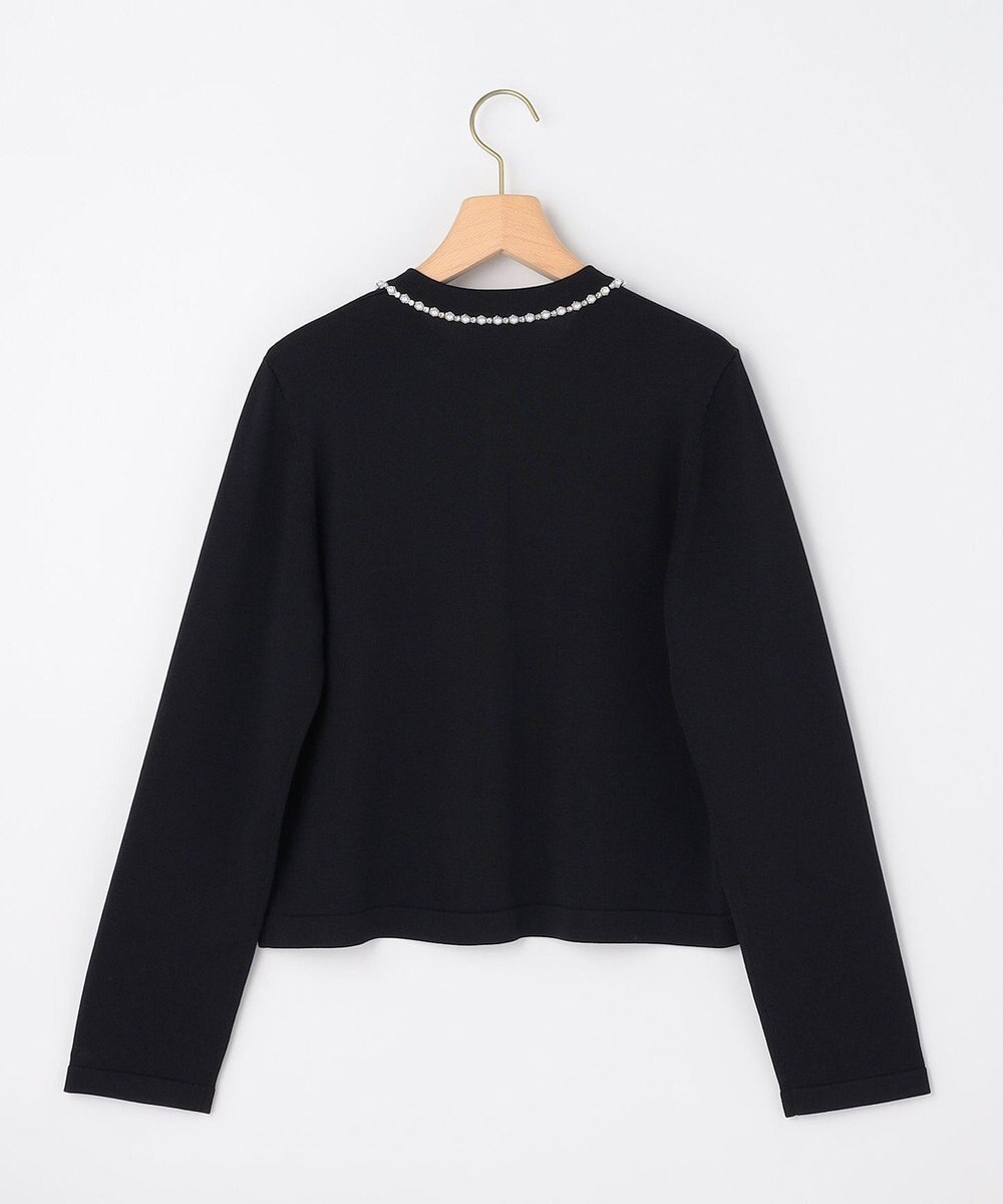 組曲 L 【先行予約・WEB限定】クリアストレッチビジューレーン カーディガン 