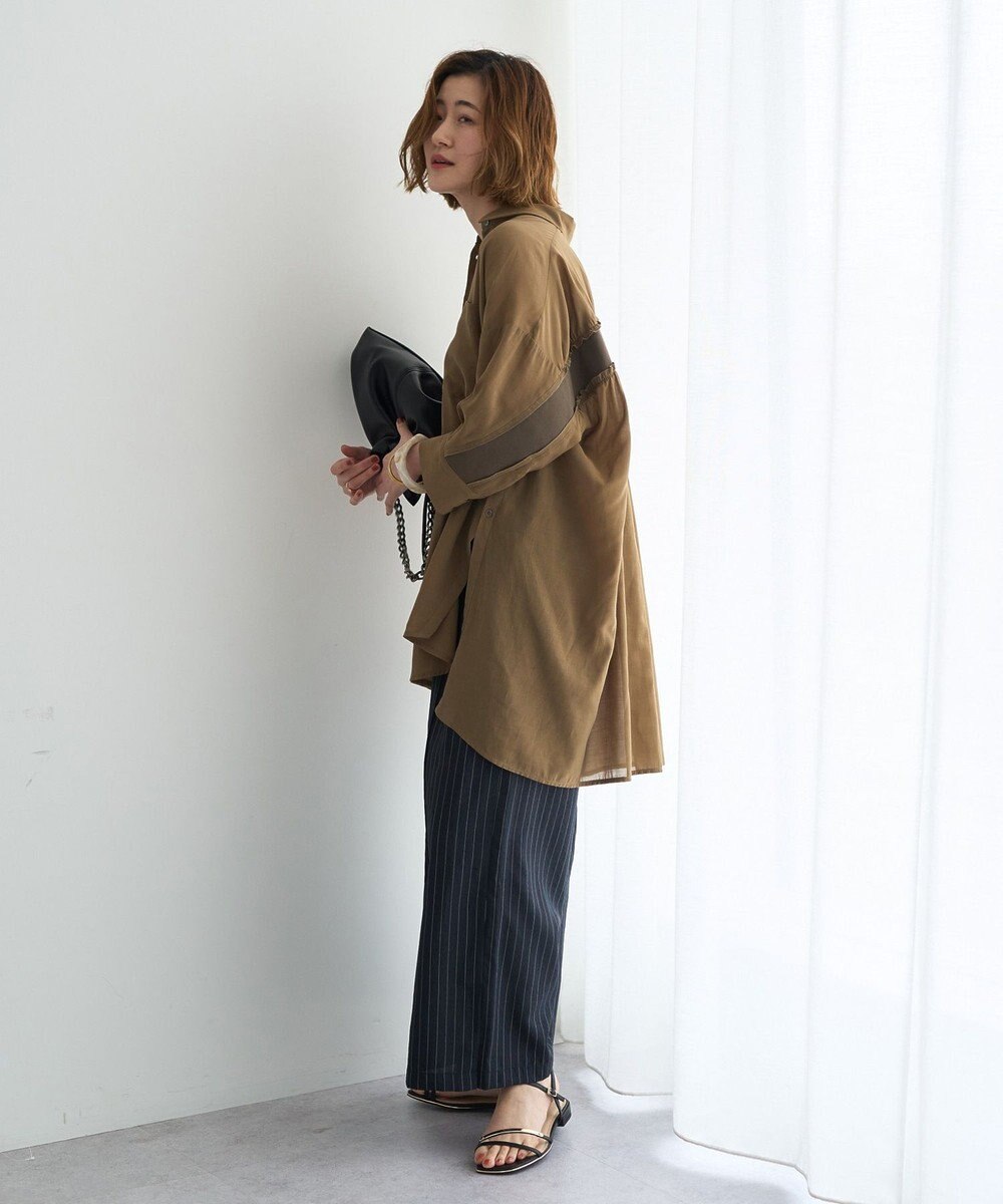 YECCA VECCA 【UVカット】サラサライージーワイドパンツ 