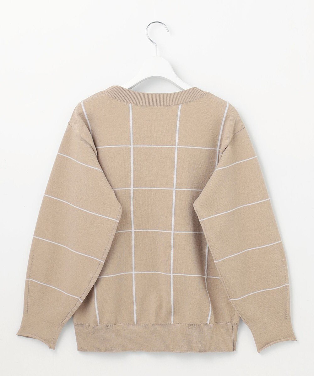 自由区 【WEB限定カラーあり・洗える】コットンナイロンミドルゲージ ニット 