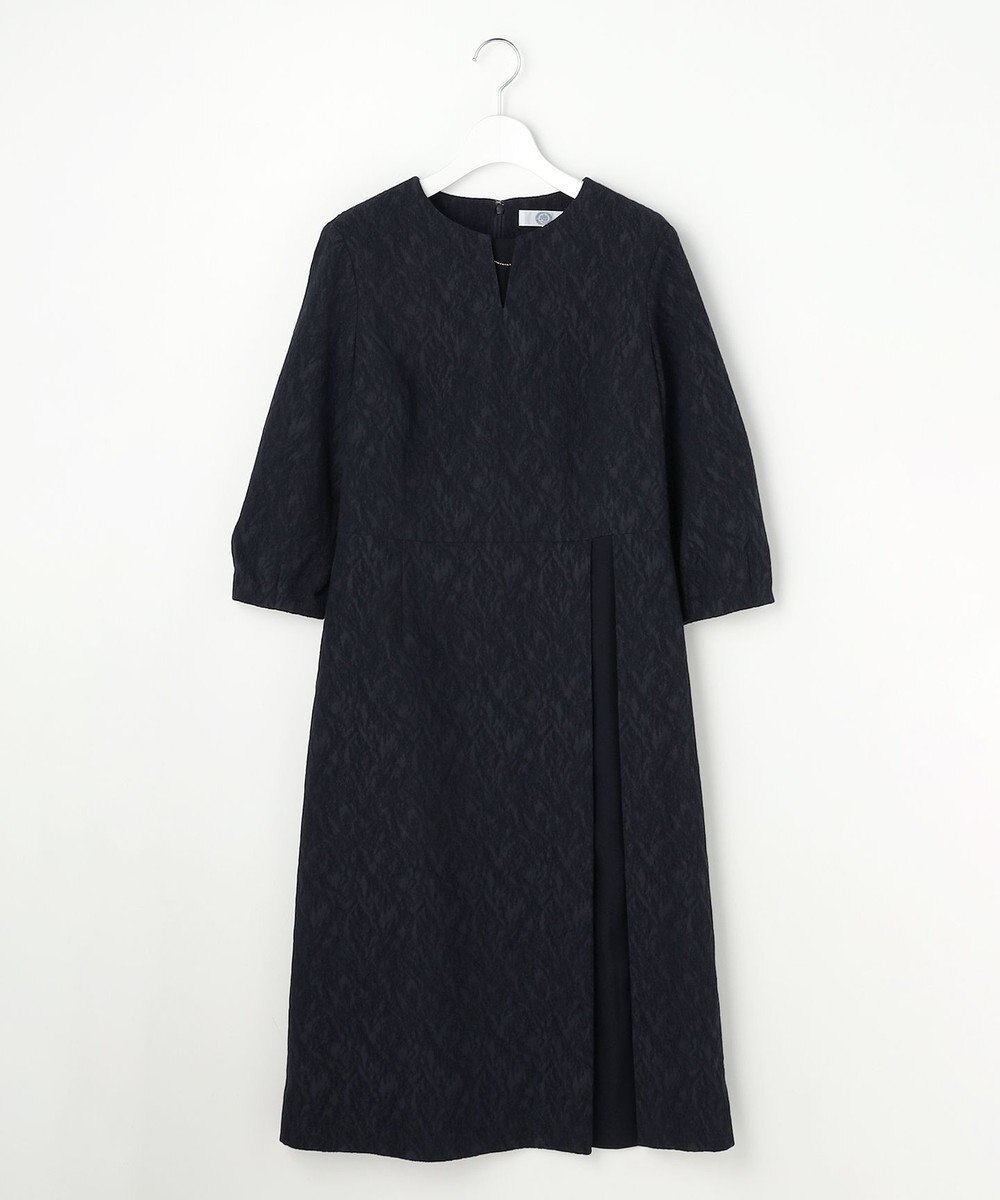 J.PRESS LADIES S ボタニカルジャガード ワンピース 