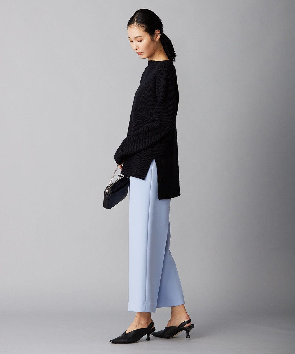 ICB 【WEB限定カラーあり】ウールカシミヤ ボートネックニット 