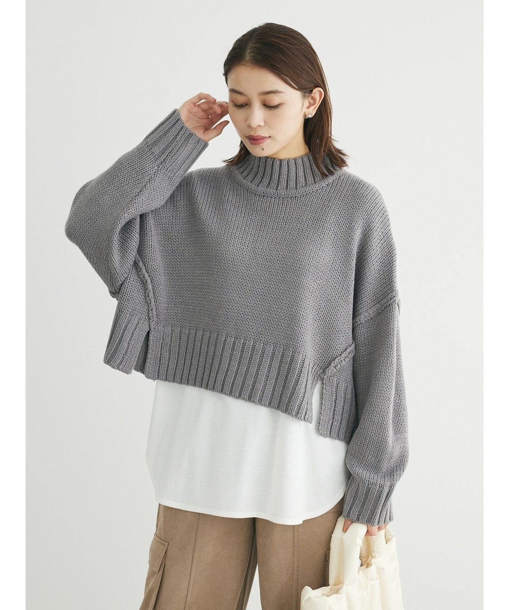 Green Parks ・ＳＵＧＡＲ　ＳＰＯＯＮ　ハイネックショートニット 