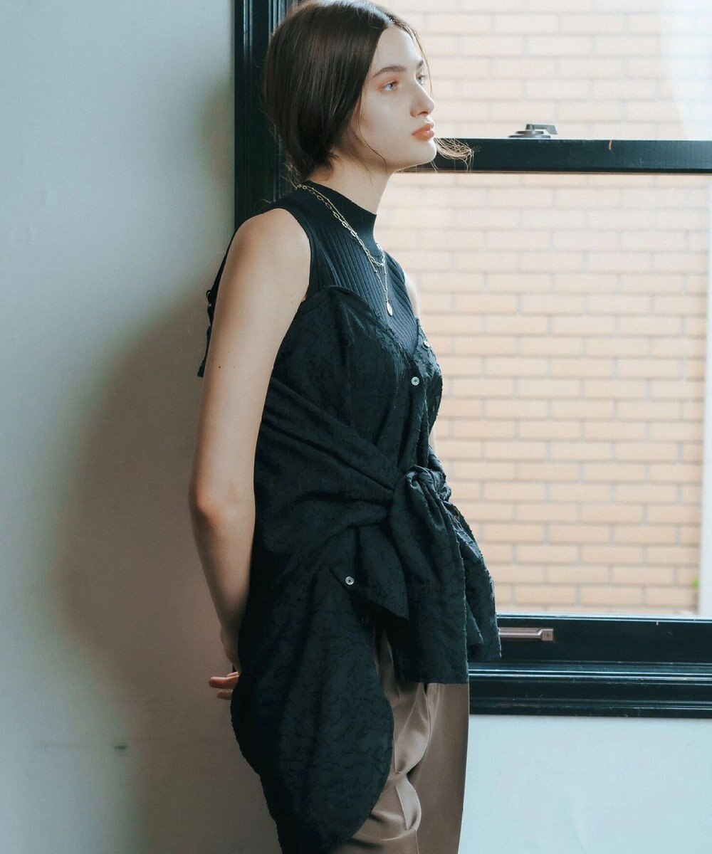 YECCA VECCA 3wayシアージャガードシャツ 