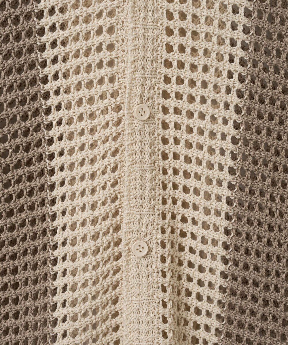 WEGO マルチストライプニットシャツ（S） 