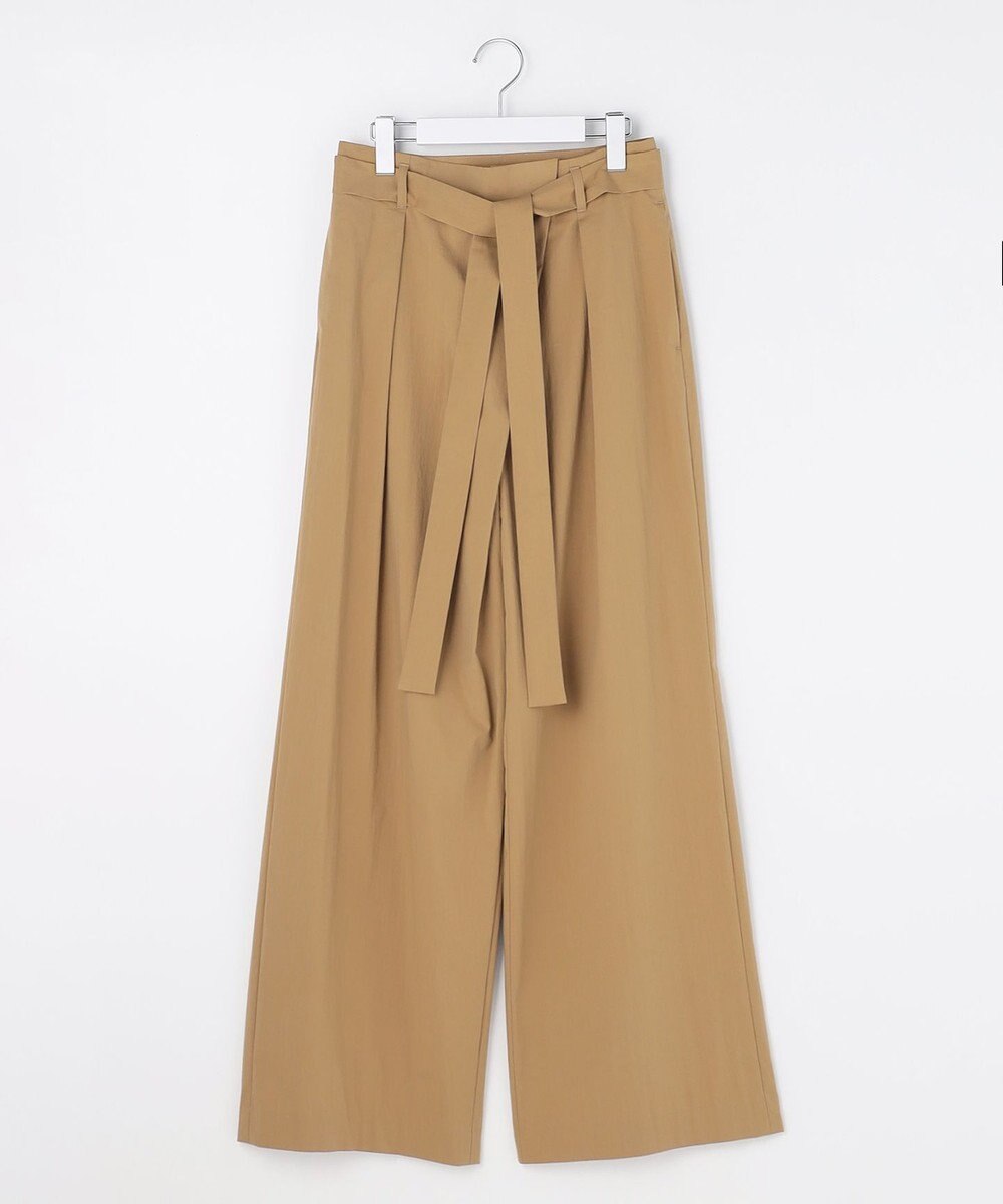 自由区 【カトリエムブーケ】Envelopper ワイドストレートラップパンツ 