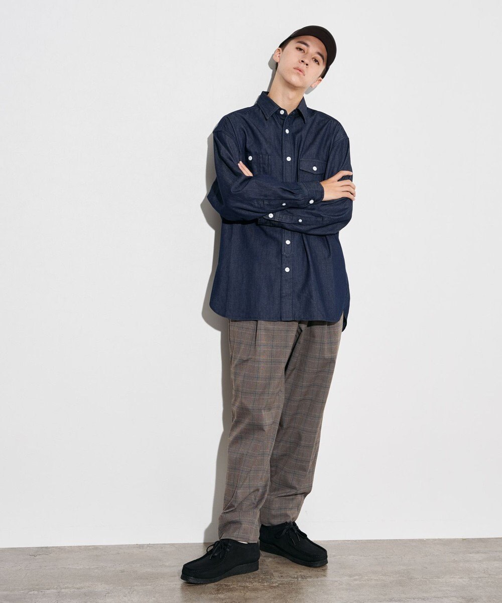 J.PRESS YORK STREET 【UNISEX】チェックストレッチイージーパンツ 