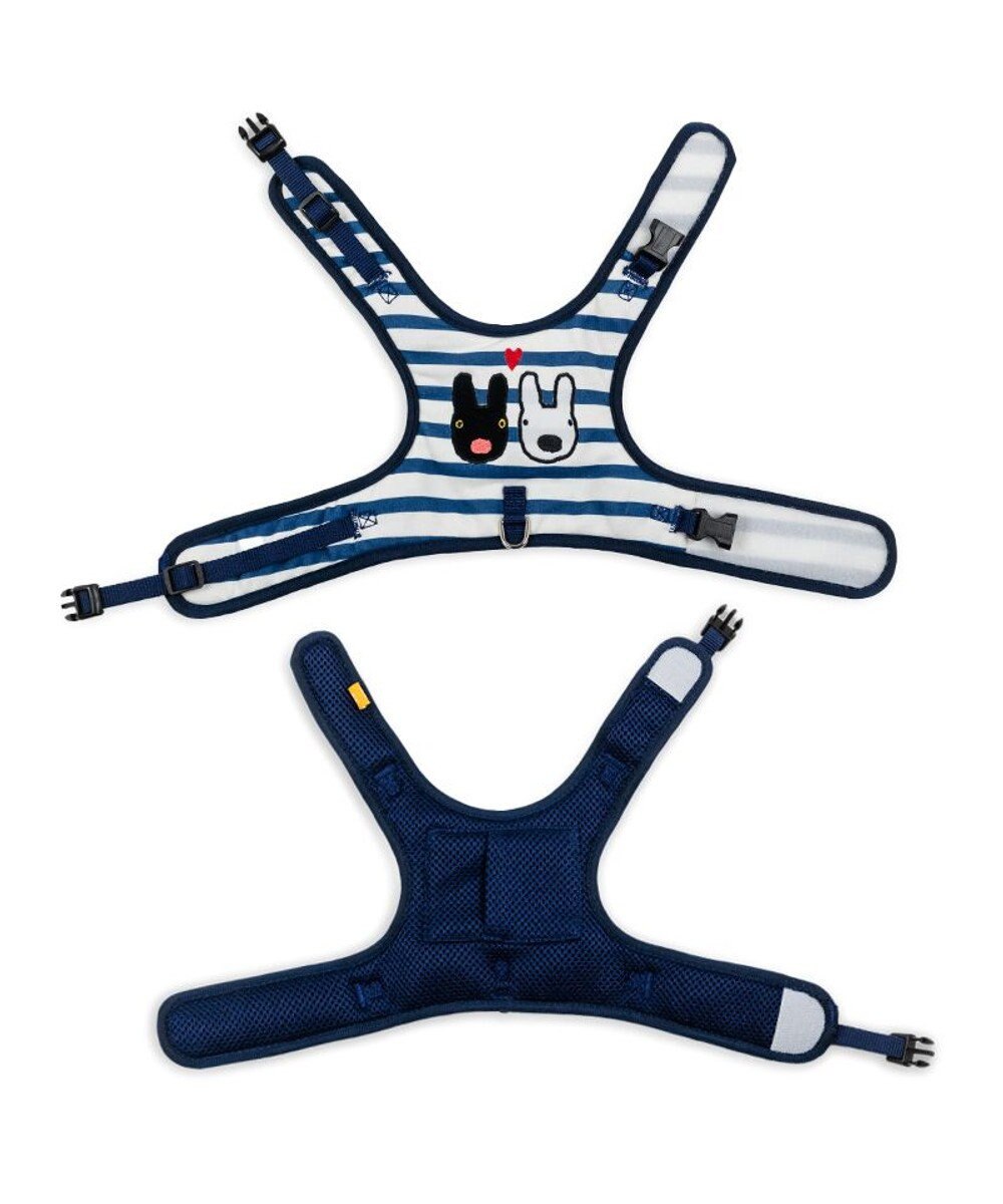 PET PARADISE リサとガスパール 保冷剤付 ベストハーネス 《ボーダー》 ＳＳ 小型犬 