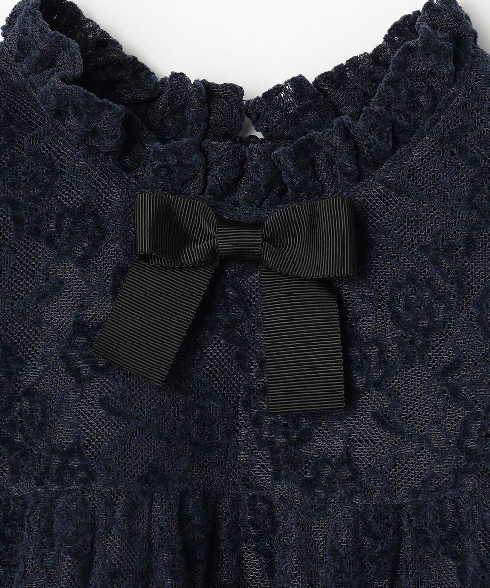 組曲 KIDS 【150-160㎝】スノウレースワンピース 