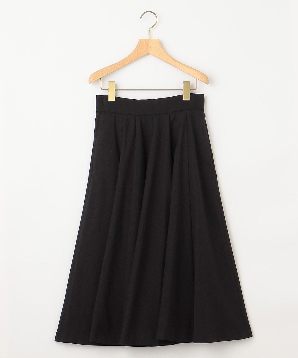 組曲 T/Rツイルストレッチ フレアスカート 