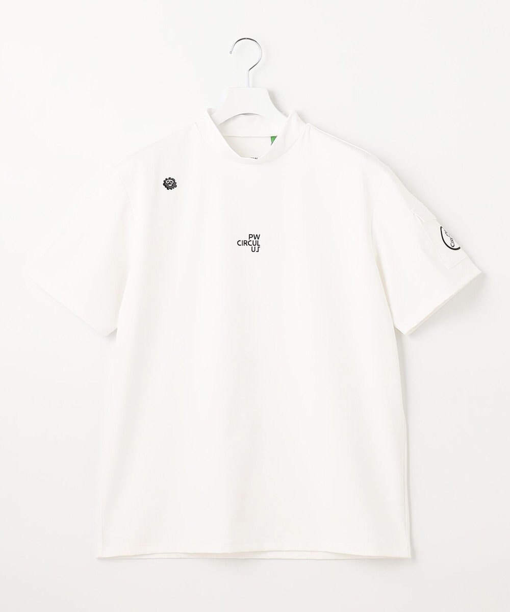 PW CIRCULUS 【MEN】【ストレッチ】ポケット モックネック シャツ 