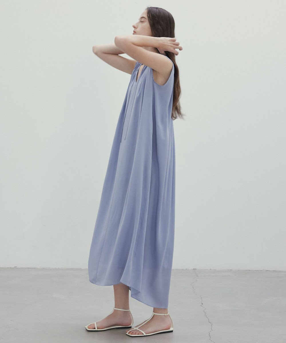 BEIGE， 【洗える】MUSCARI / ソフトシルクスキッパードレス 