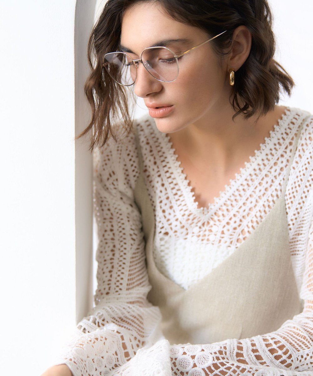 23区 【GOLD LABEL】リネンツイル サイドフリンジ オールインワン 