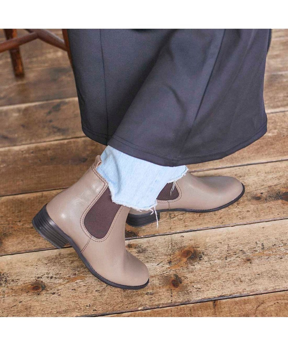 ing <ing>【WEB限定】【サスティナブルシリーズ】サイドゴアショートブーツ 