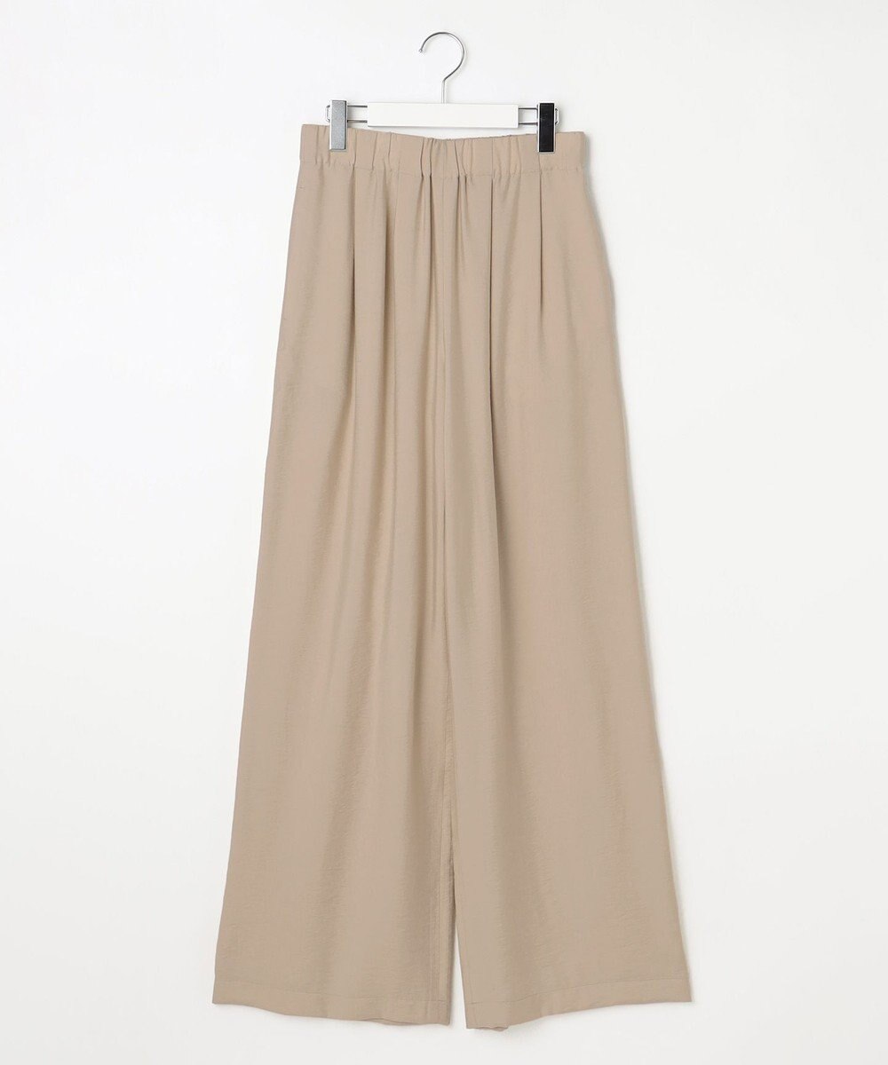 自由区 【カタログ掲載・セットアップ対応・接触冷感・UVケア・洗える】エアリーツイルワイド パンツ 