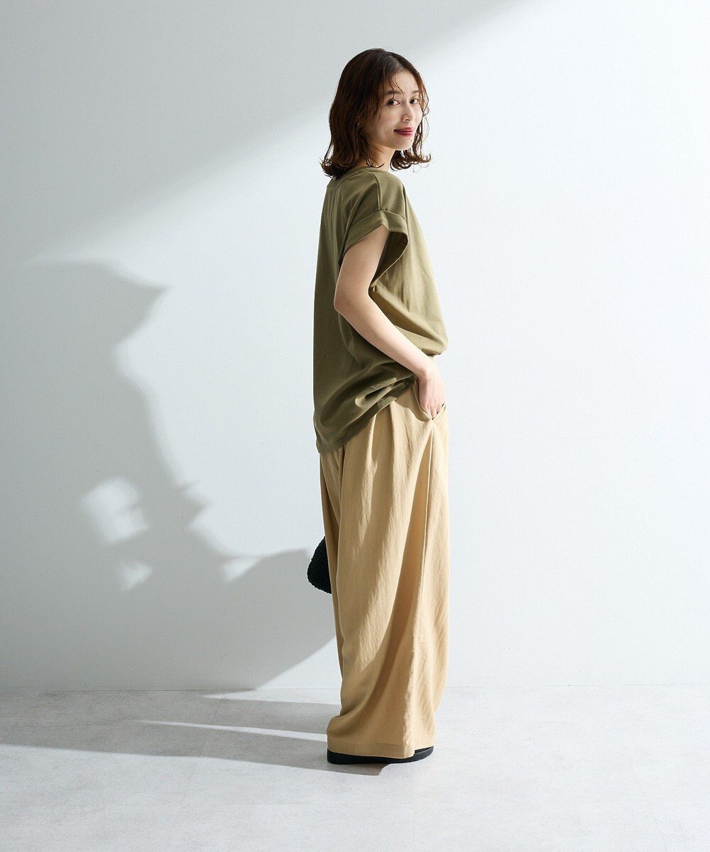 Green Parks 汗染み防止フレンチロゴＴシャツ 