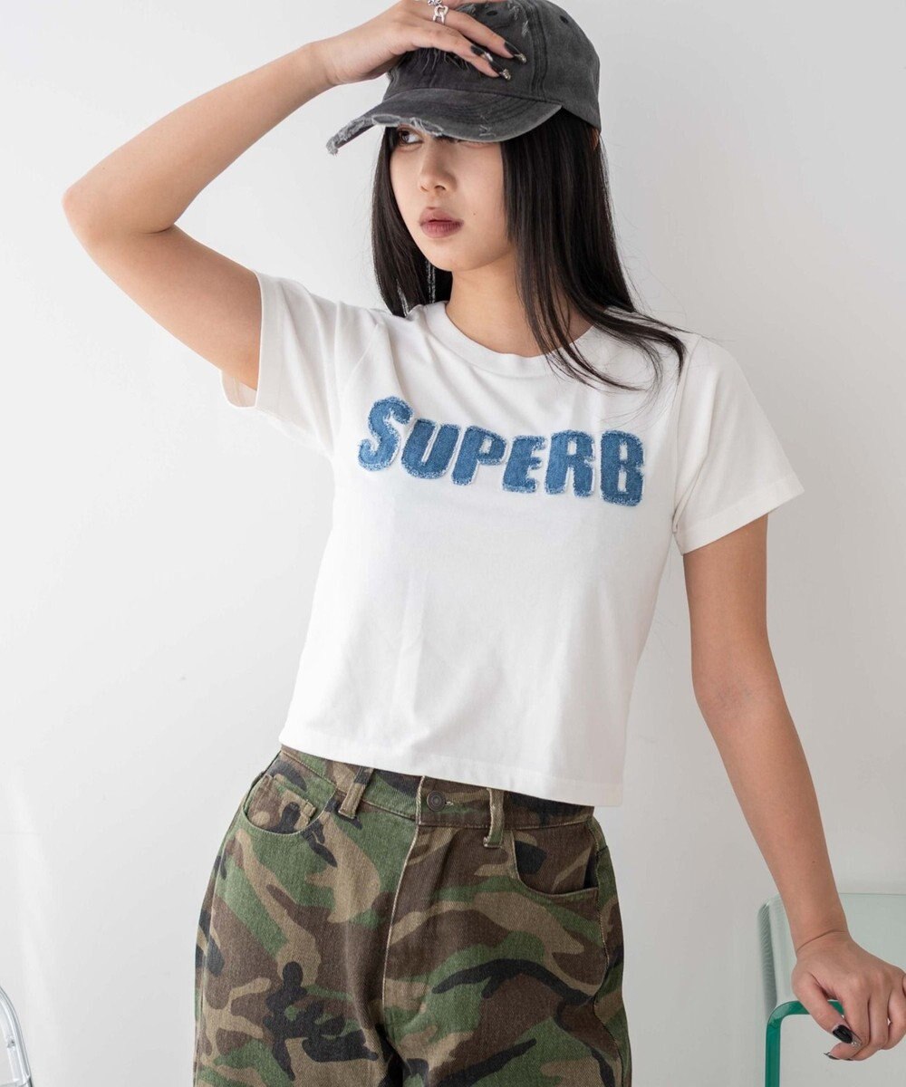 WEGO デニムロゴT 