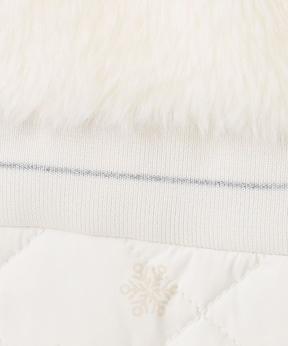 23区GOLF おしゃれに防寒！【WOMEN】中綿×ファー コンピワンピース 