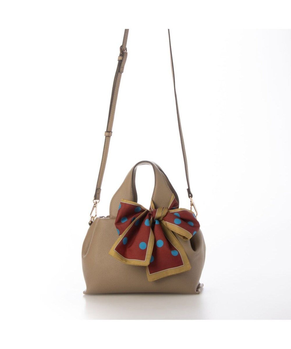 UNBILLION カシュカシュ cachecache / スカーフ付きラウンドミニショルダー 