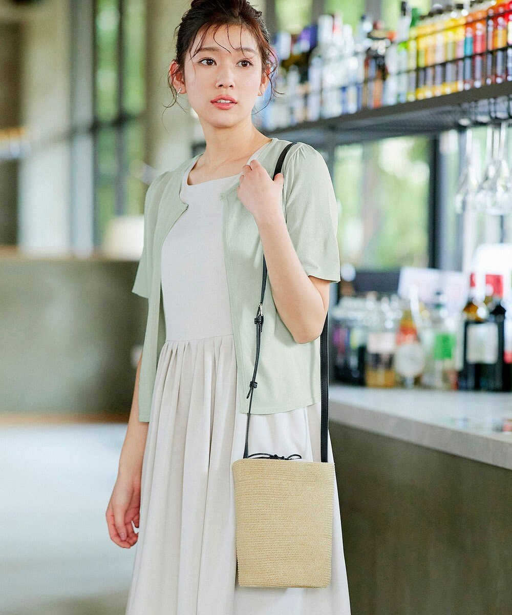 Tiaclasse シリンダーかごショルダーバッグ 