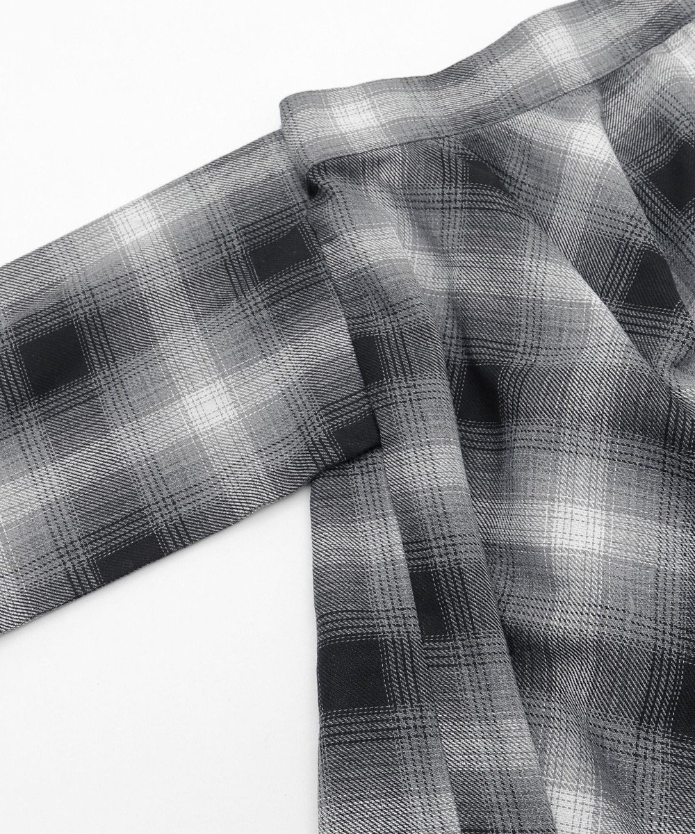 WEGO チェックシャツイレヘムミニスカート 