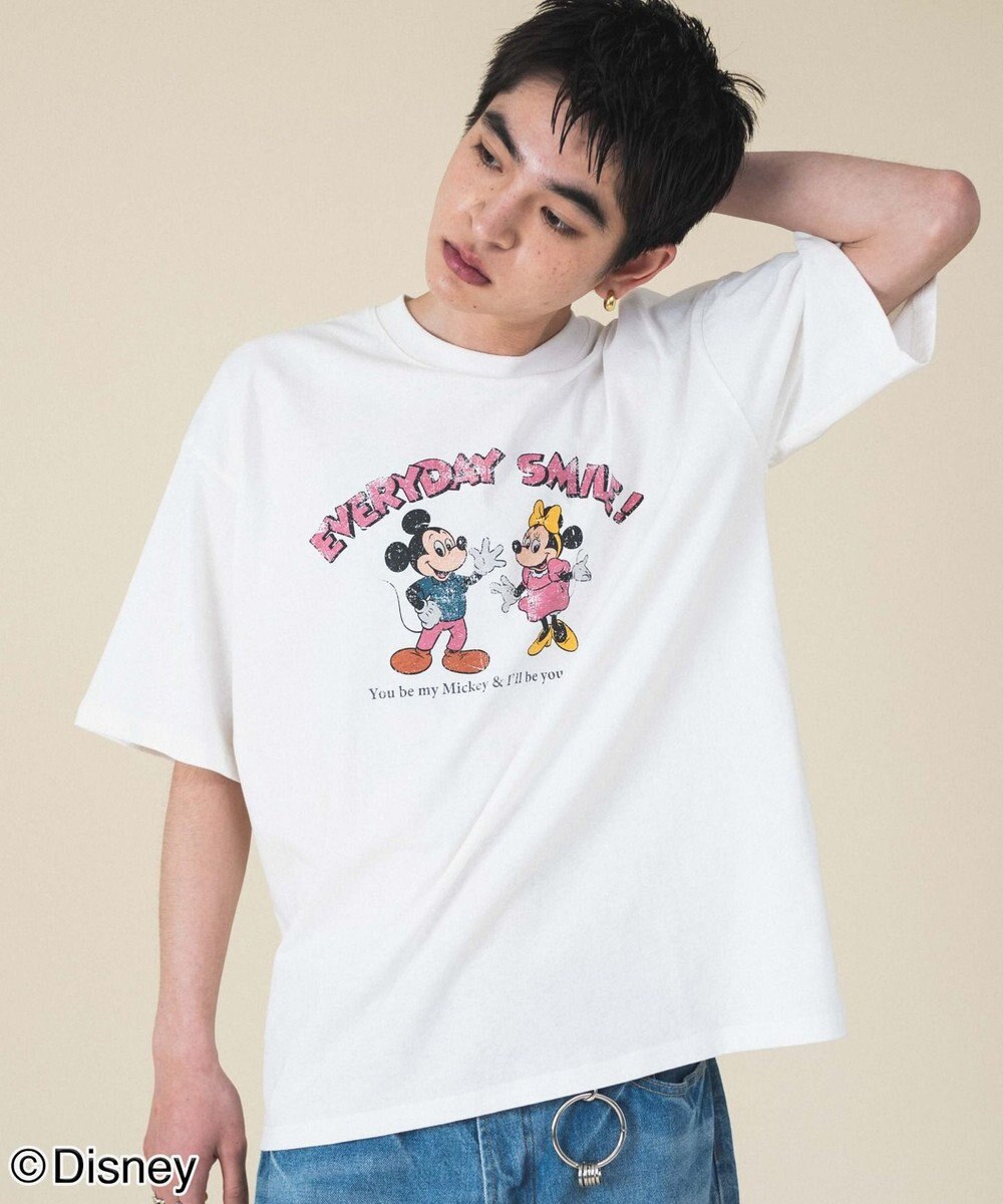 WEGO 【新柄追加/ユニセックス着用アイテム/SMLサイズ展開】DISNEY/グラフィックT（S） 