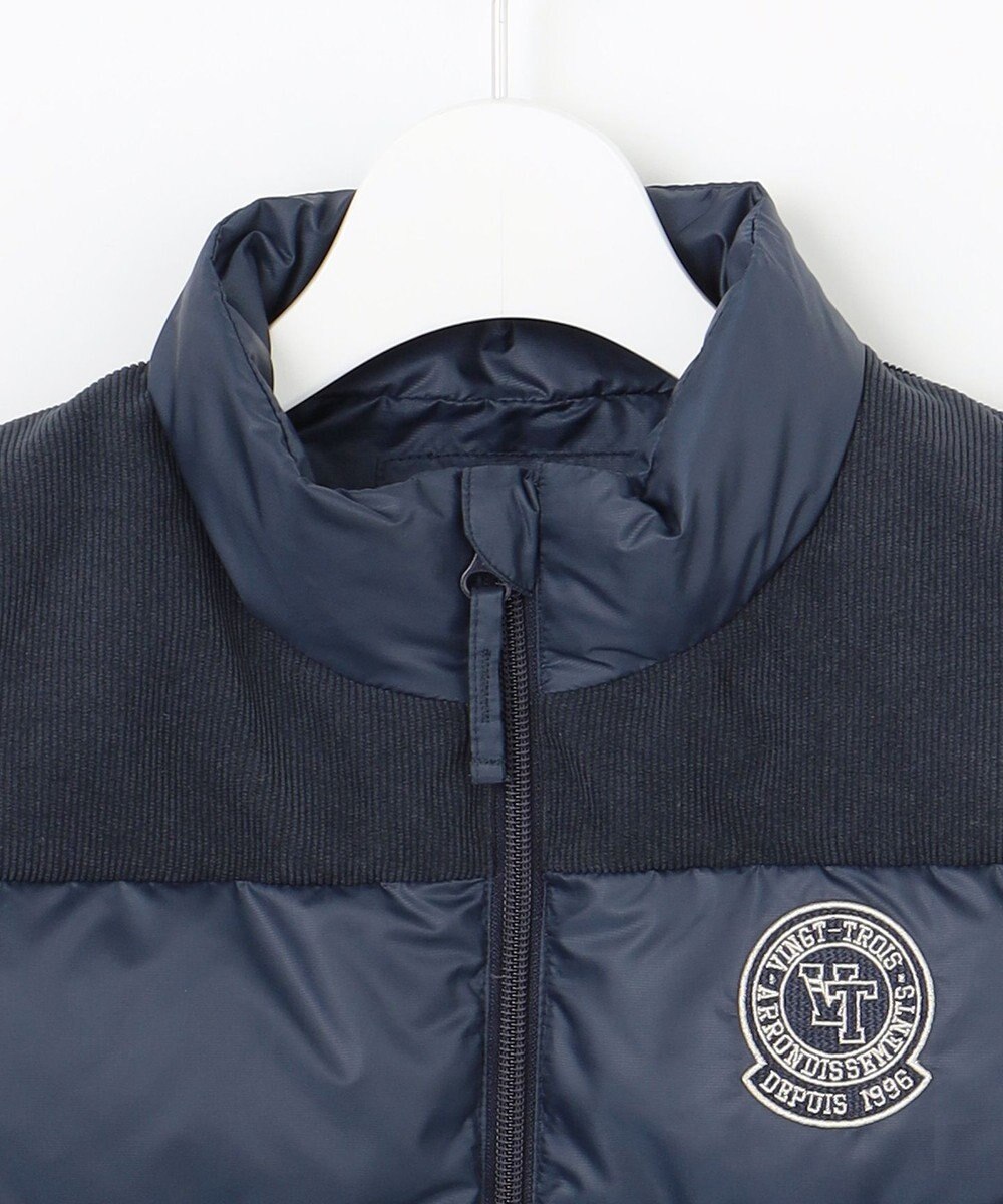 23区GOLF 【WOMEN】ライトダウンベスト 軽量で動きやすい 見た目すっきり毛羽立たない薄手仕様 