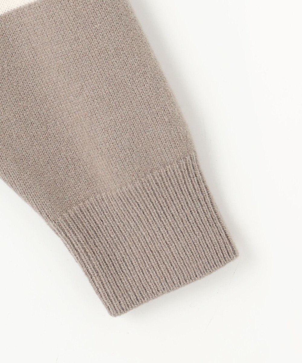 自由区 L ウールカシミヤブレンドラグランスリーブ ニット 