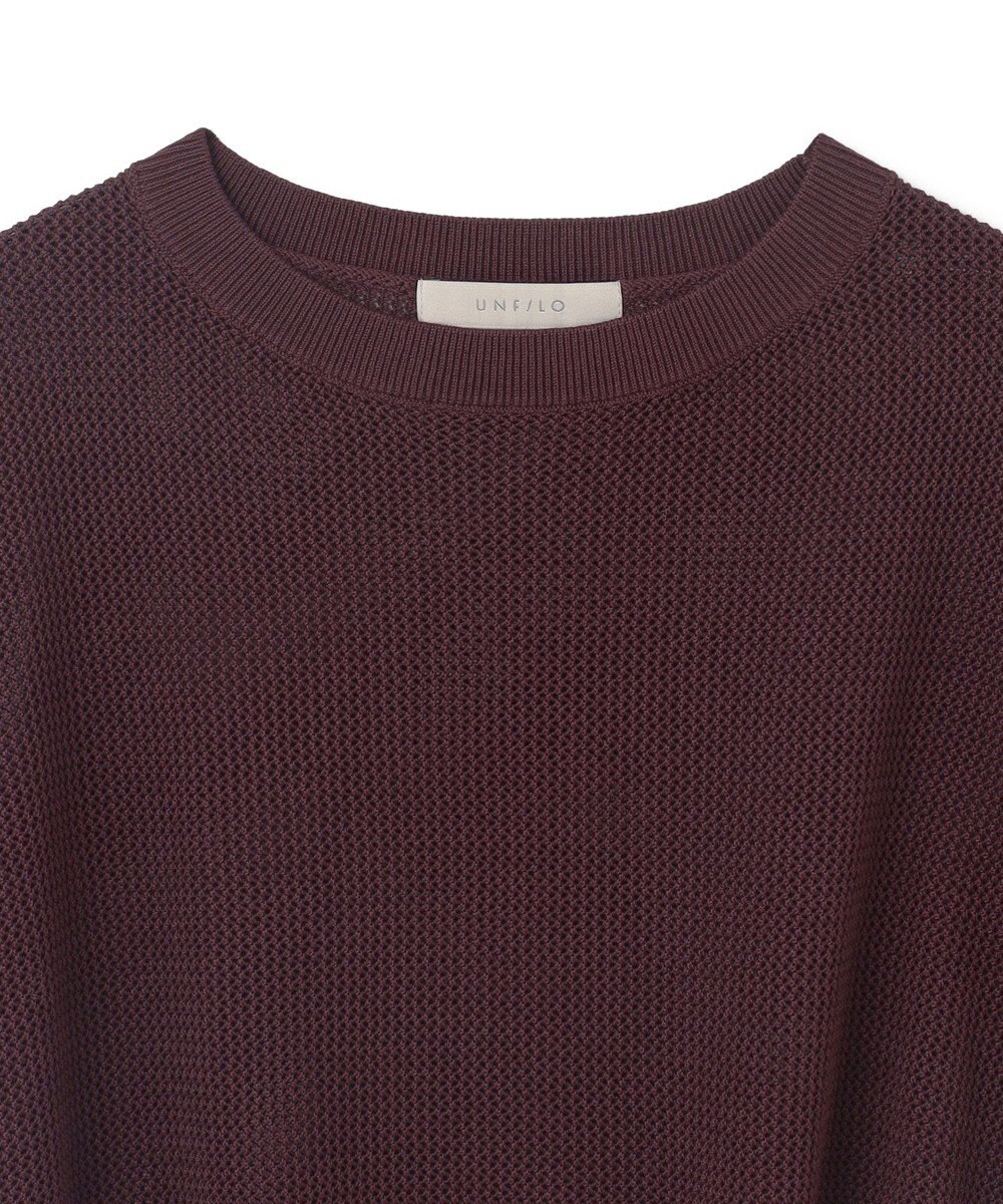UNFILO L メッシュ ハーフスリーブ プルオーバー 